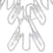 16" LED Lighted Pure White & Blue Snowflake Christmas Window Silhouette Décor